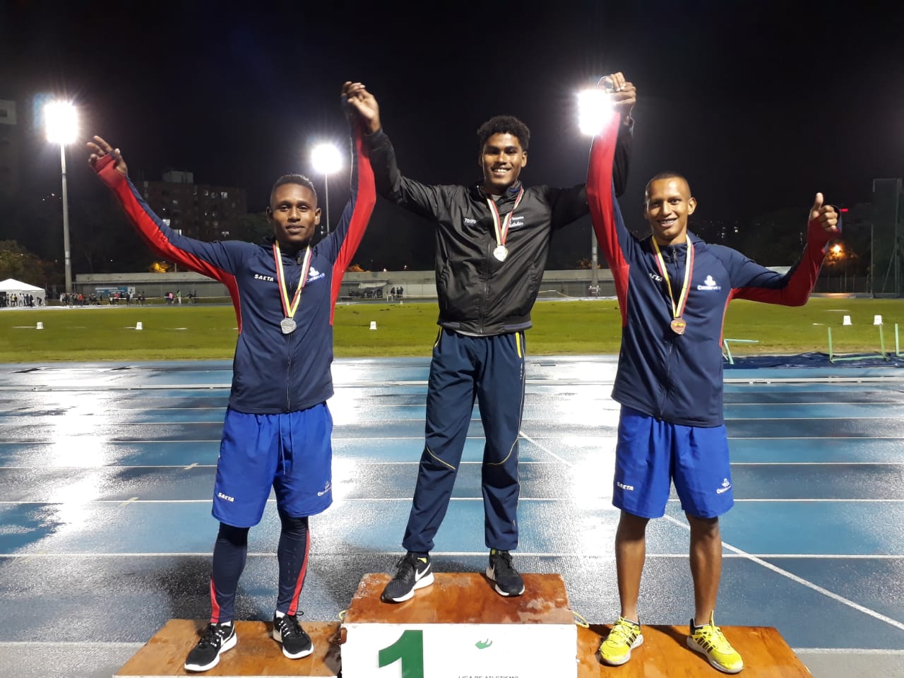 El cienaguero Dalmero se bañó de oro en la justa nacional. 