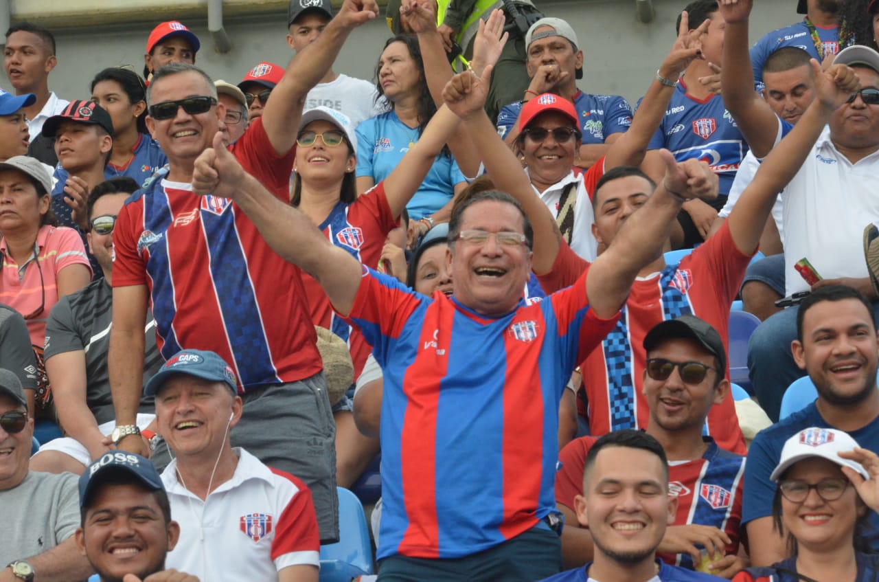 La afición bananera volvió a celebrar los goles del Unión.