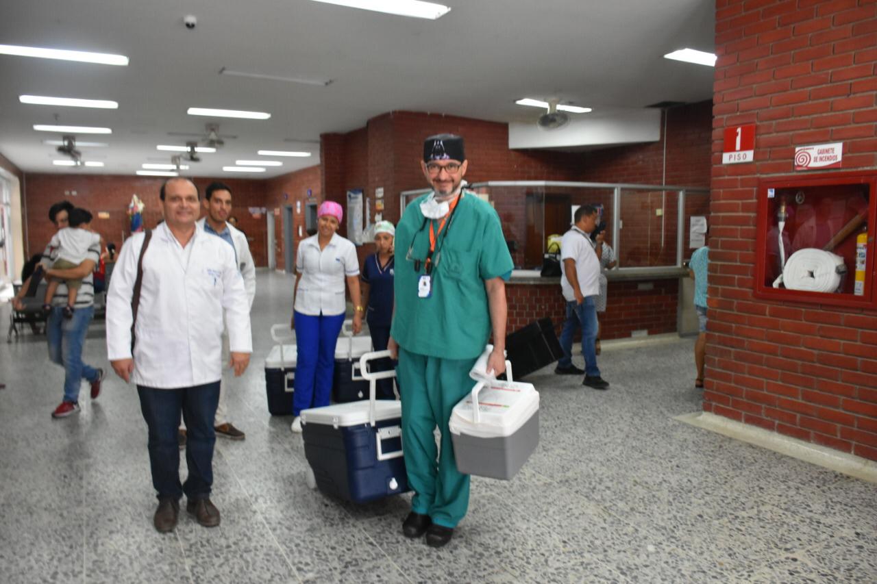 El procedimiento se llevó a cabo en la mañana de este martes en las en las instalaciones del hospital universitario.