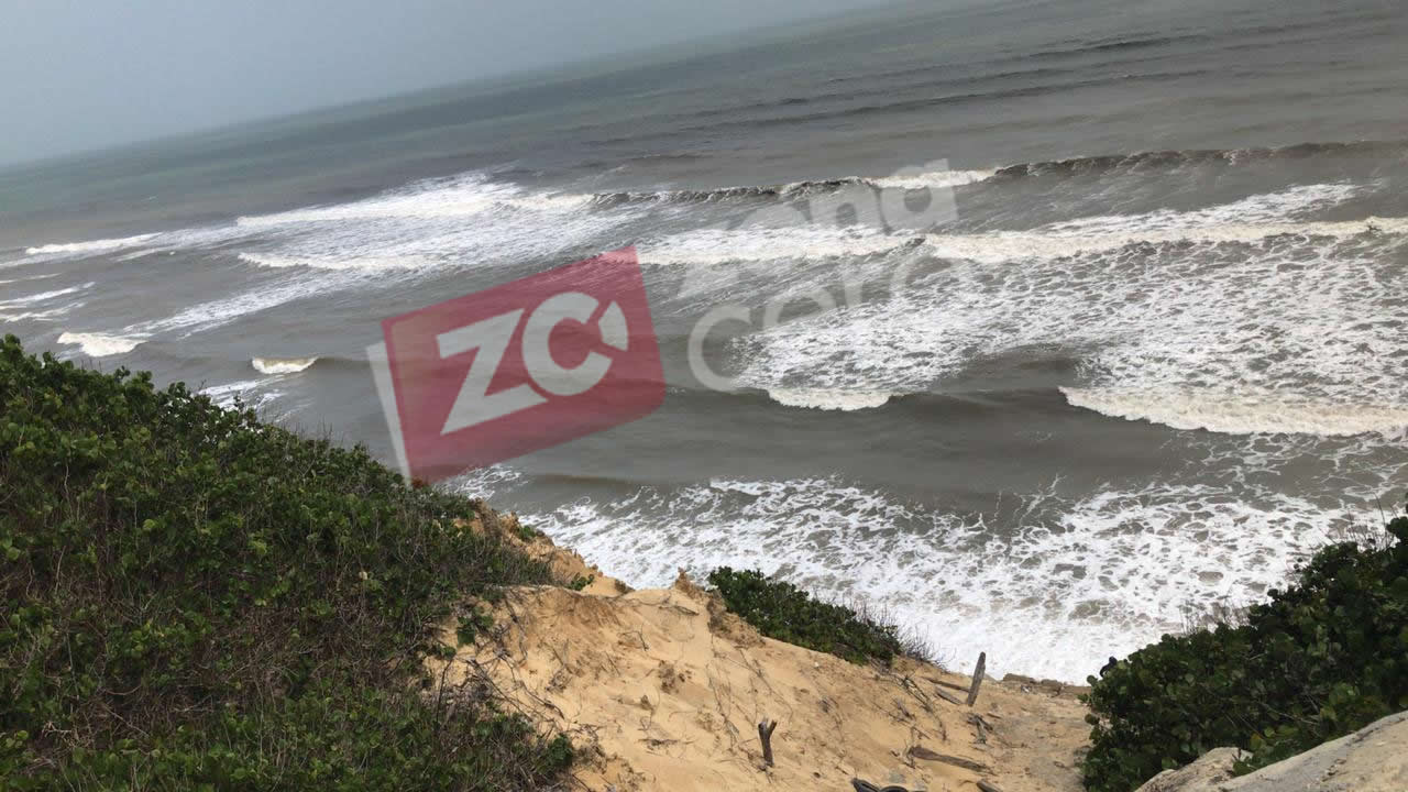 La playa en donde se estaban bañando María Fernanda Aguilar y sus amigos.