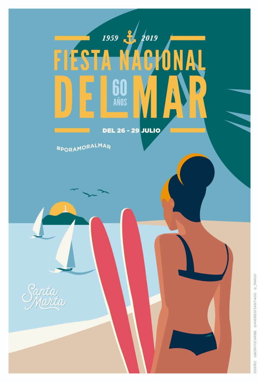 Afiche oficial de la Fiesta del Mar 2019