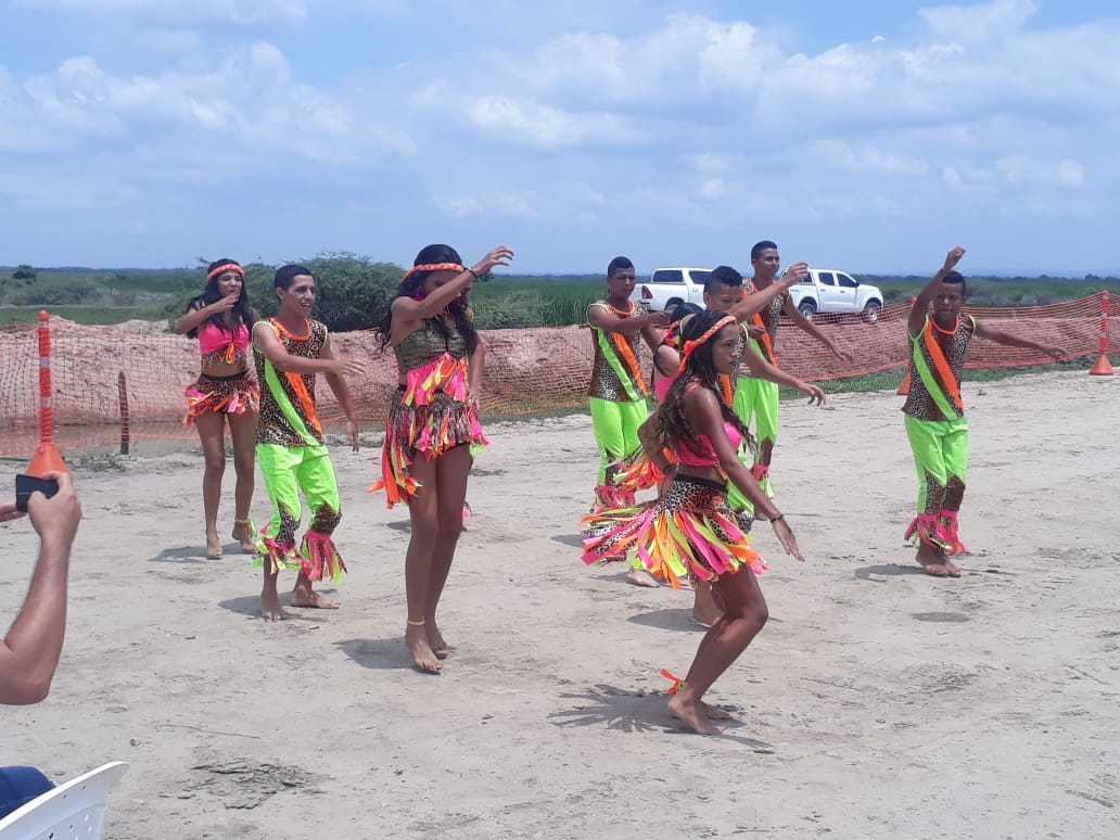 Muestra de danza en SitioNuevo, Magdalena