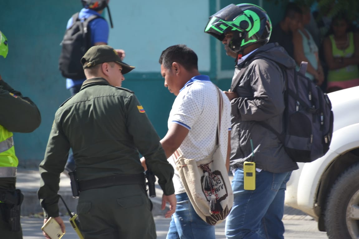 Esta es la persona que acompañaba a Hali Saghair cuando le hicieron el atentado.