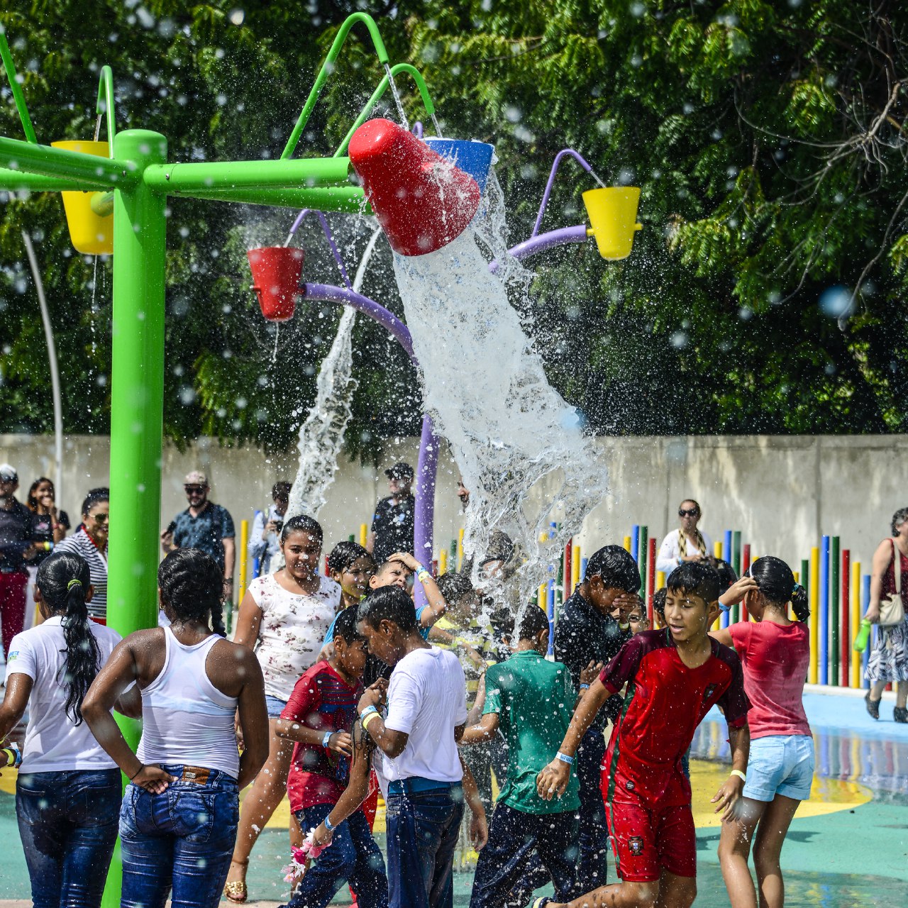 El 30 de junio fue el día con más visitantes en el Parque del Agua.