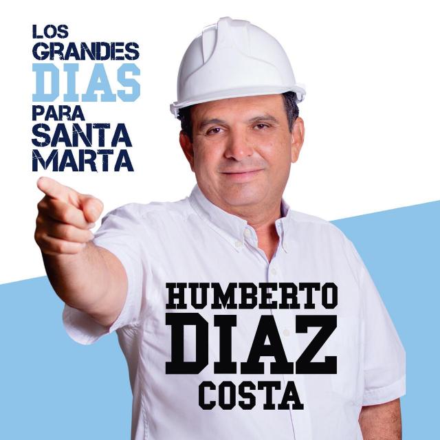 Humberto Díaz, candidato a la alcaldía. 