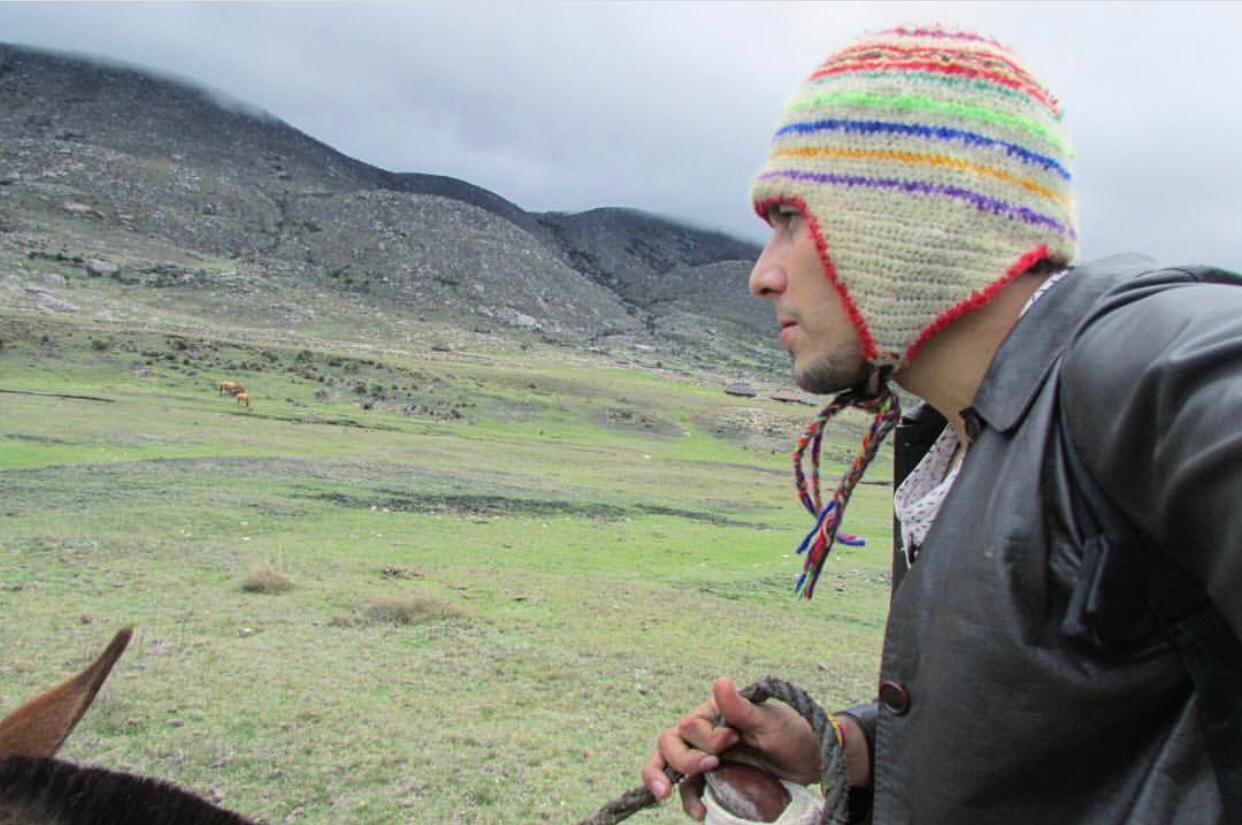 José Villafañe en la Sierra Nevada de Santa Marta.