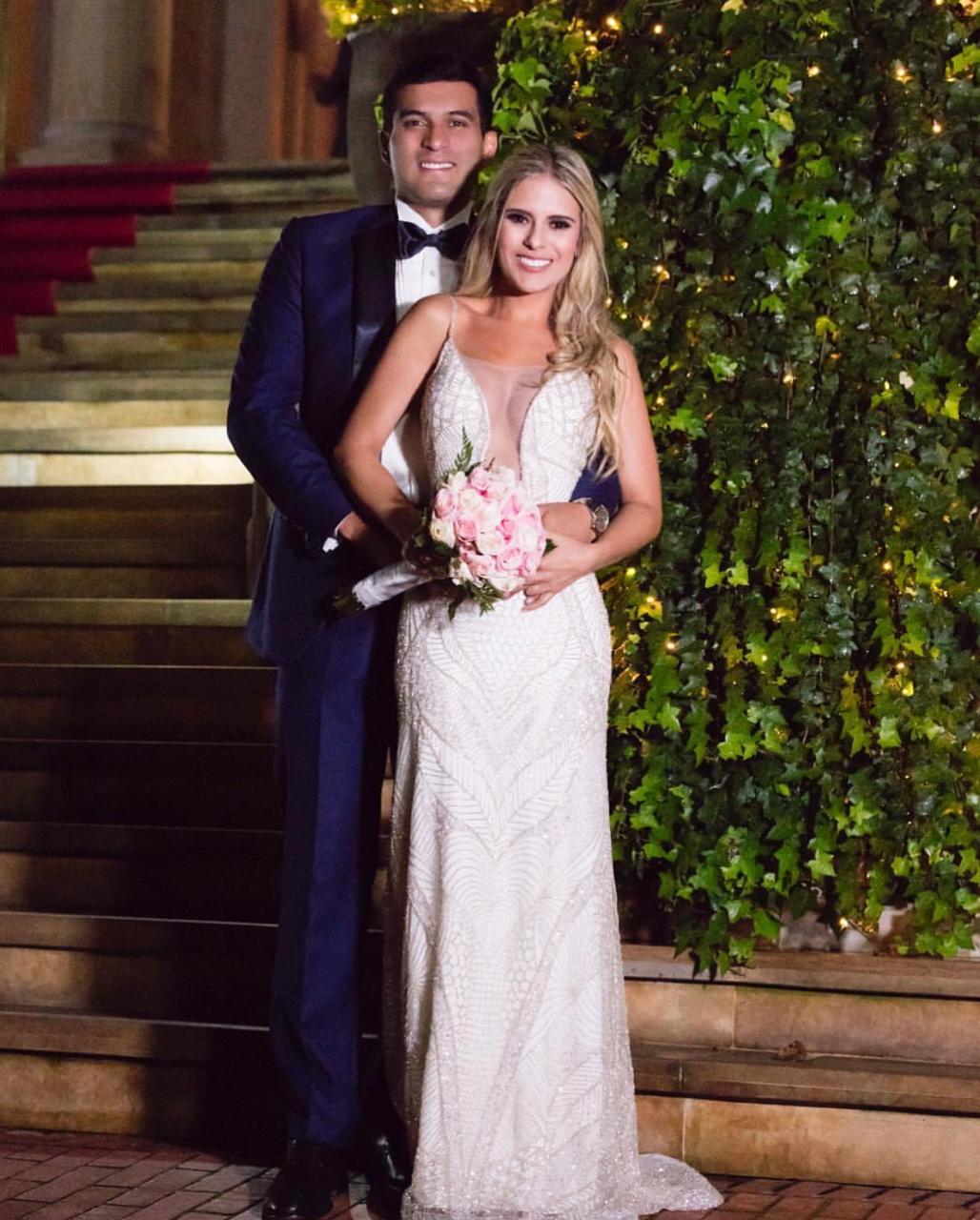 Mónica Valencia y su esposo Julián Quintana