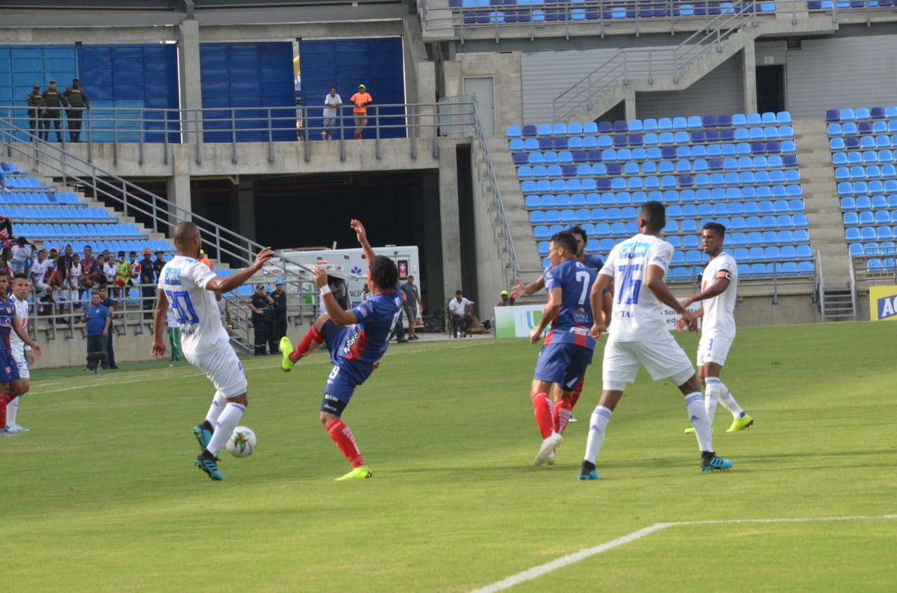 Imágenes del partido Unión Magdalena vs Millonarios.