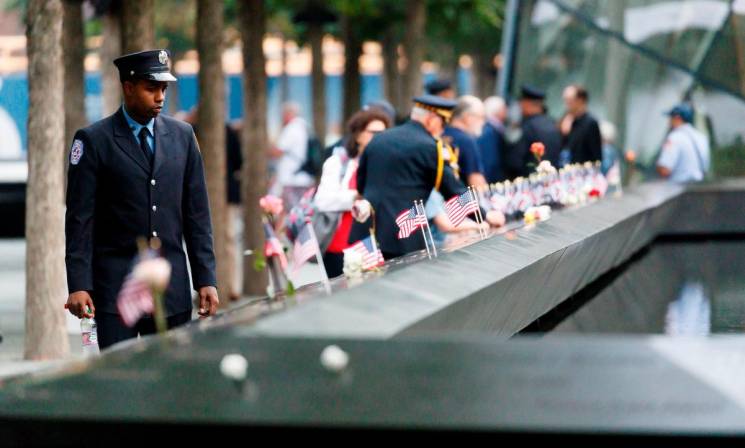 Conmemoración en el World Trade Center.