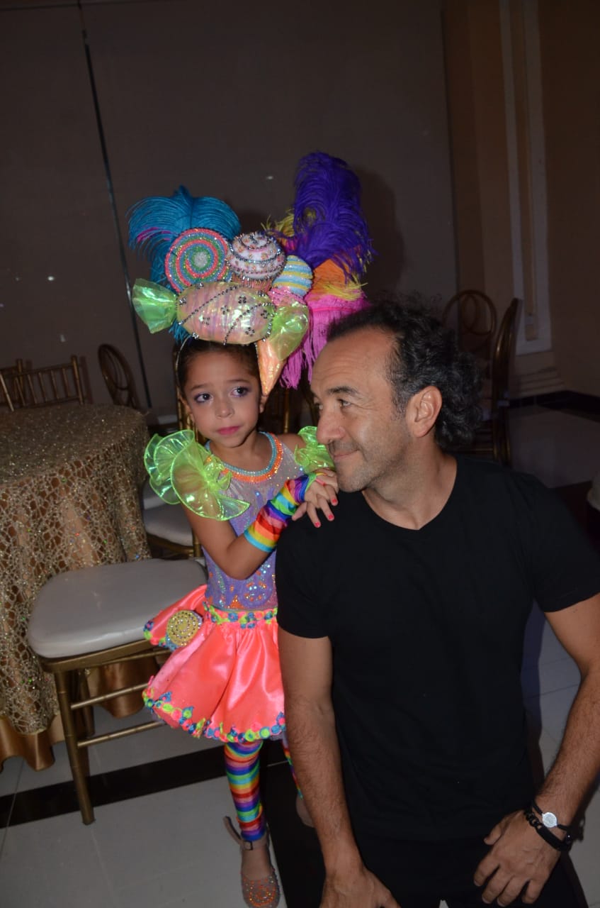 Yamid Ahmad y su hija Sarah Ahmad