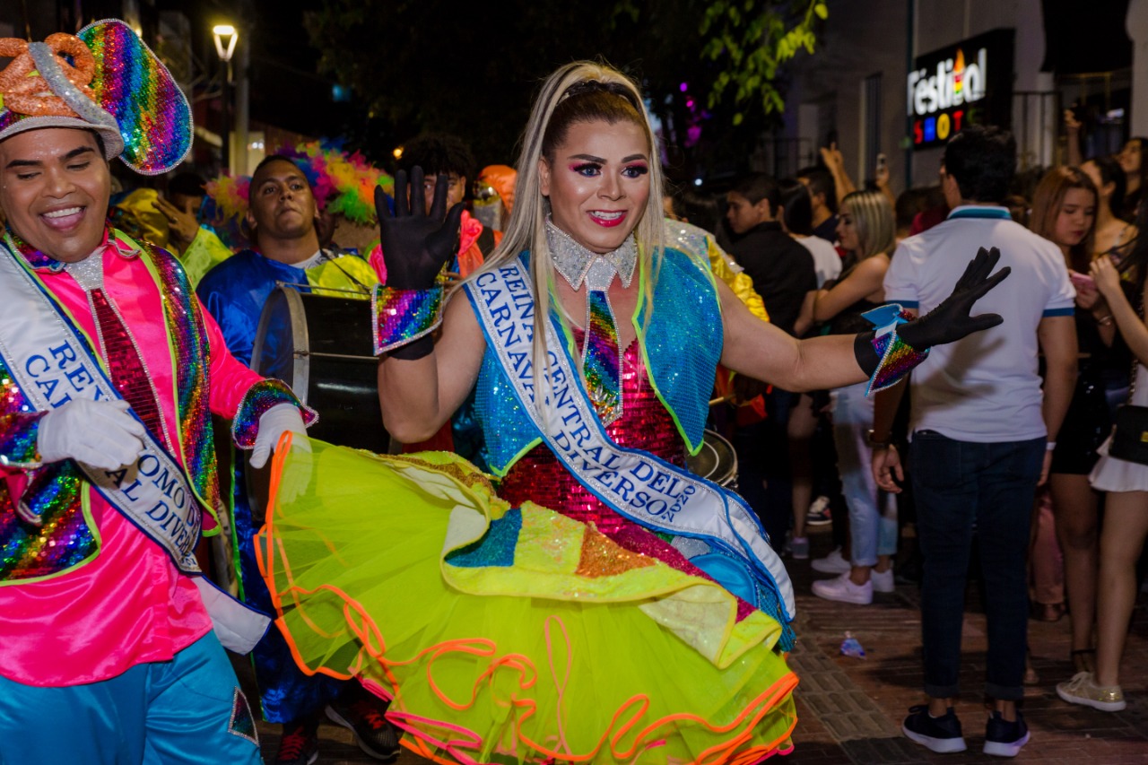 Toma de las calles del Centro Histórico por parte de los Reyes del Carnaval 