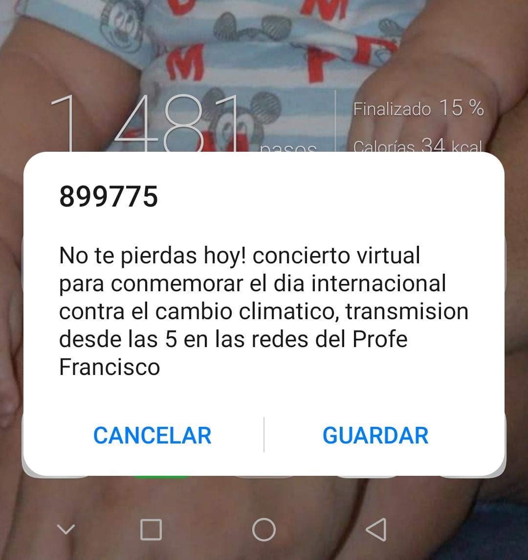 Este es el mensaje masivo que envían al celular de los estudiantes de Unimagdalena.