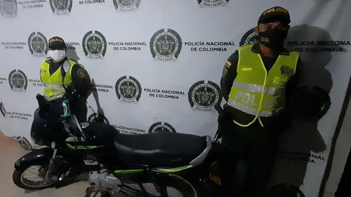 En lo que va del año, la Policía ha recuperado 122 motos en el Magdalena. 