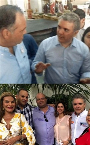 Iván Duque en encuentros con 'Ñeñe' Hernández.