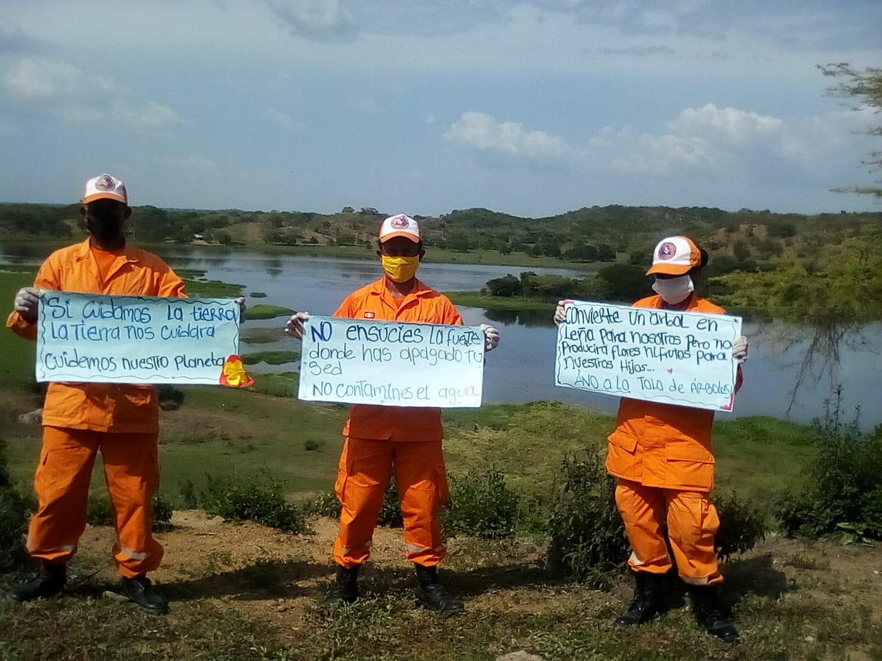 Actividad de la Defensa Civil. 