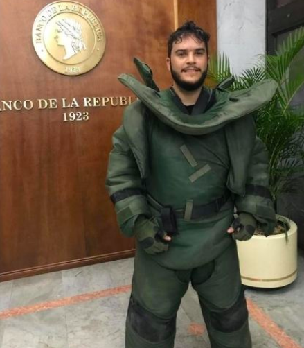 'Ché Carrillo' durante el rodaje de 'El Robo del Siglo', de Netflix. 