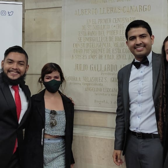 Óscar Caballero, líder del proyecto es presidente de la Comisión III del Parlamento Andino Universitario.