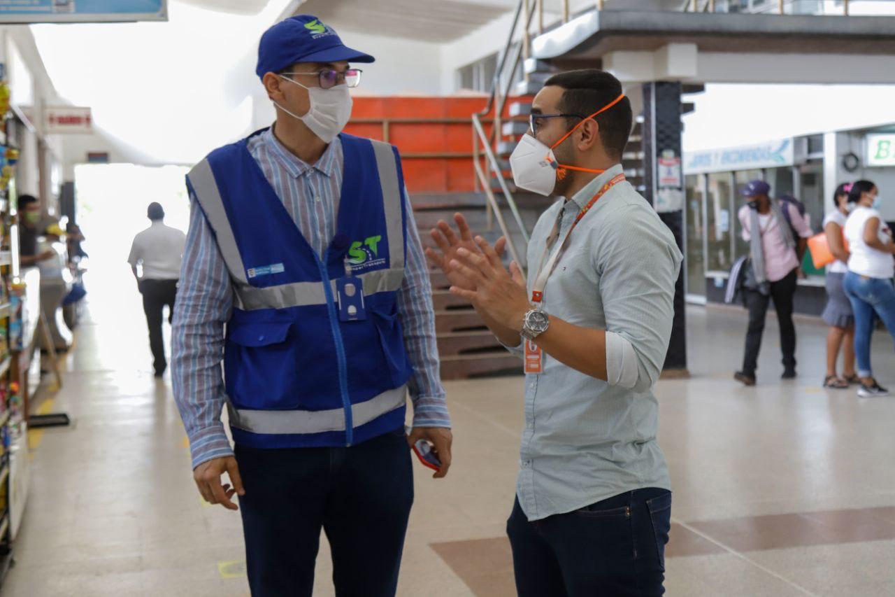 Visita de la Superintendencia de Transporte a la Terminal.