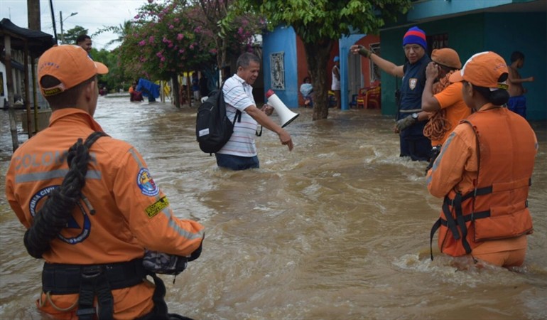 En temporada invernal, el riesgo de inundaciones en Magdalena es alto.