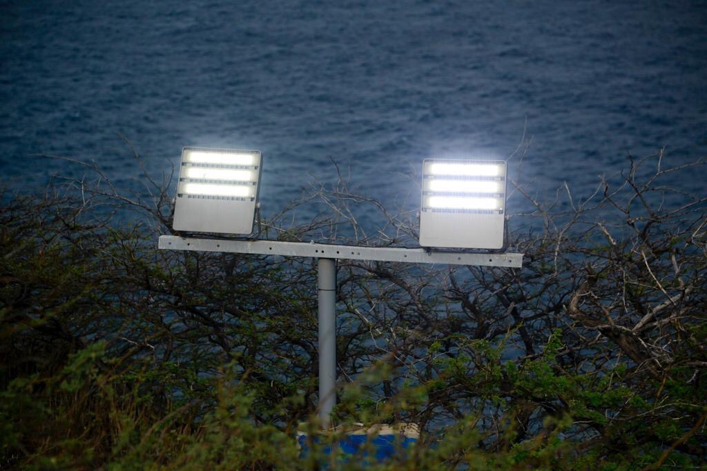 La inversión de los reflectores en el Morro costaron cerca de 200 millones de pesos.