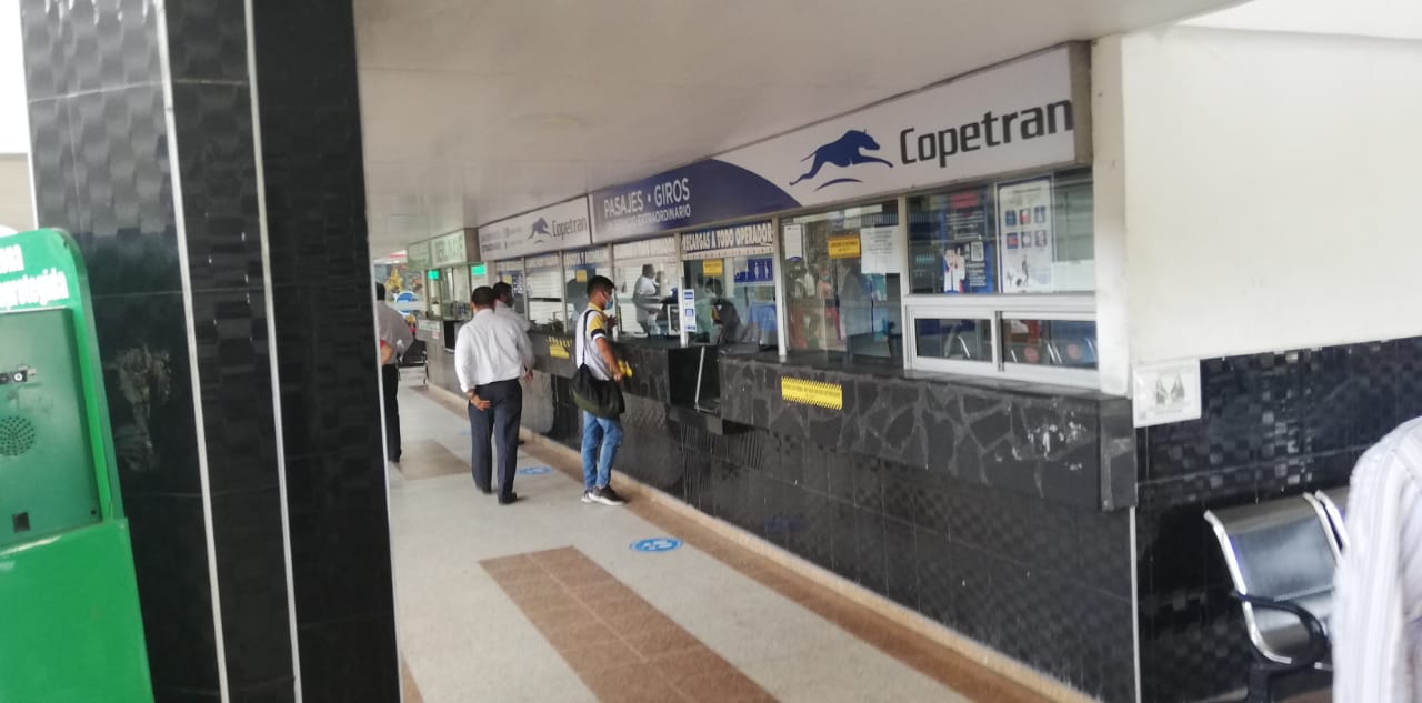 Este fin de semana funciona normalmente la terminal de transporte