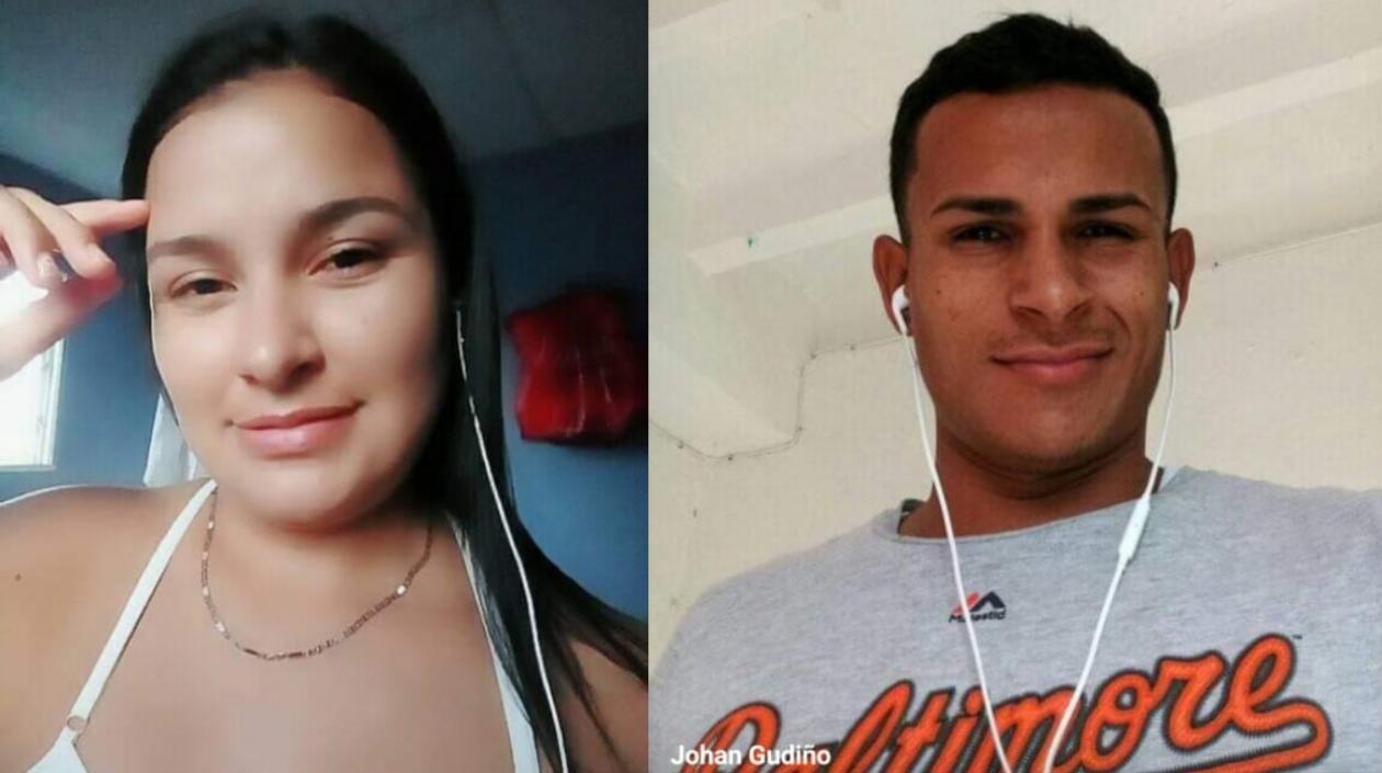 Yulitza Gudiño y Johan Gudiño, presuntos asesinos de José Argel Noriega.