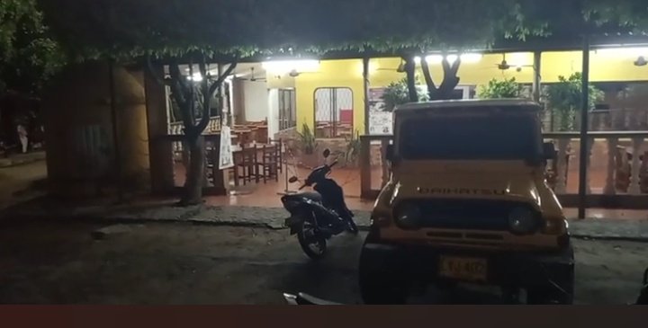 En este restaurante de Aguachica se produjo el presunto secuestro. 