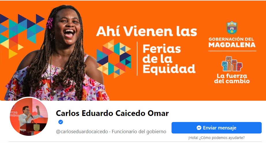 Facebook personal de Carlos Eduardo Caicedo Omar.