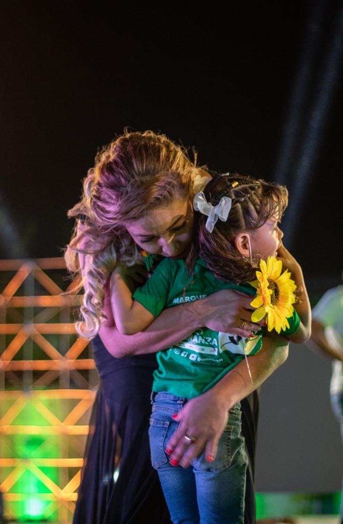 Norma Vera Salazar se ha posicionado con fuerza al interior de la Coalición Verde y Centro Esperanza por la claridad de sus ideas y emotivos discursos.