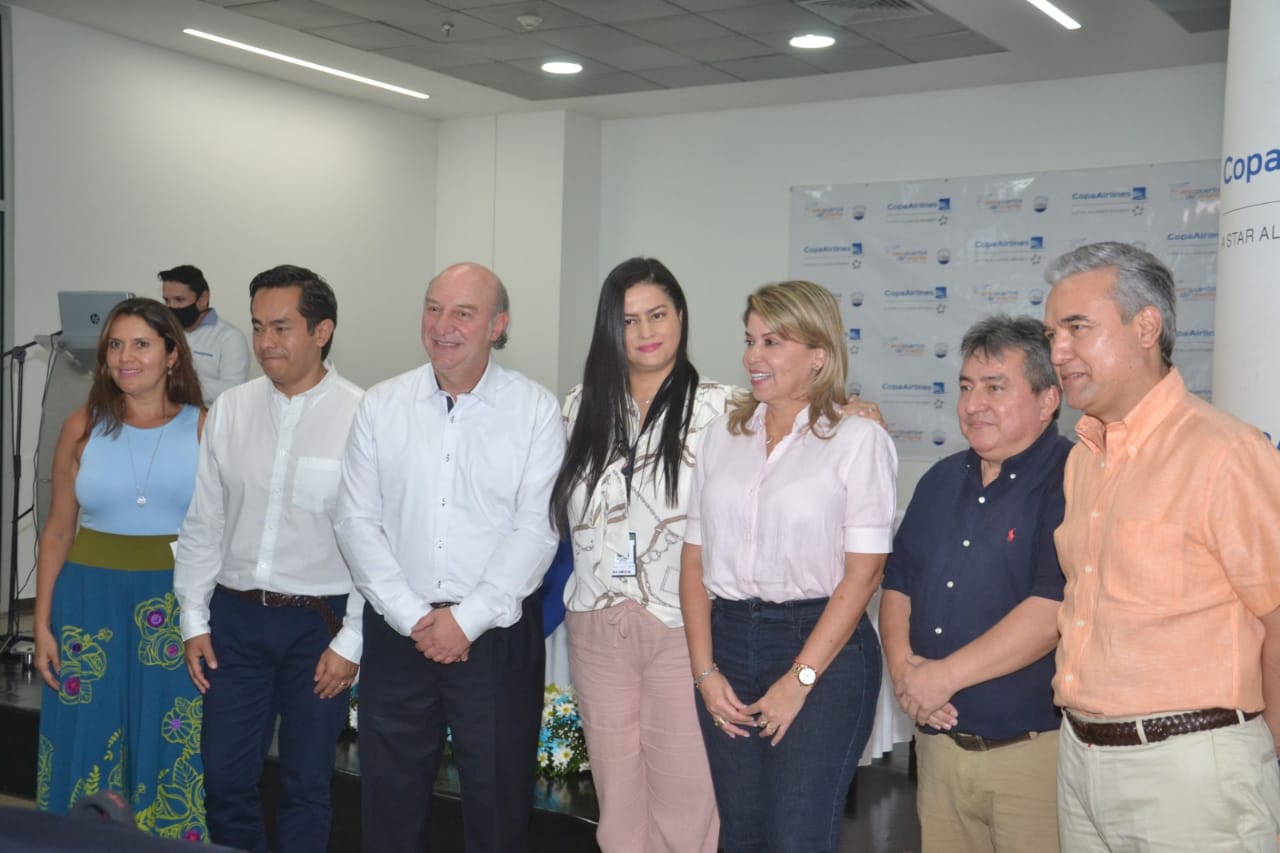 Evento de inauguración del vuelo Panamá - Santa Marta.