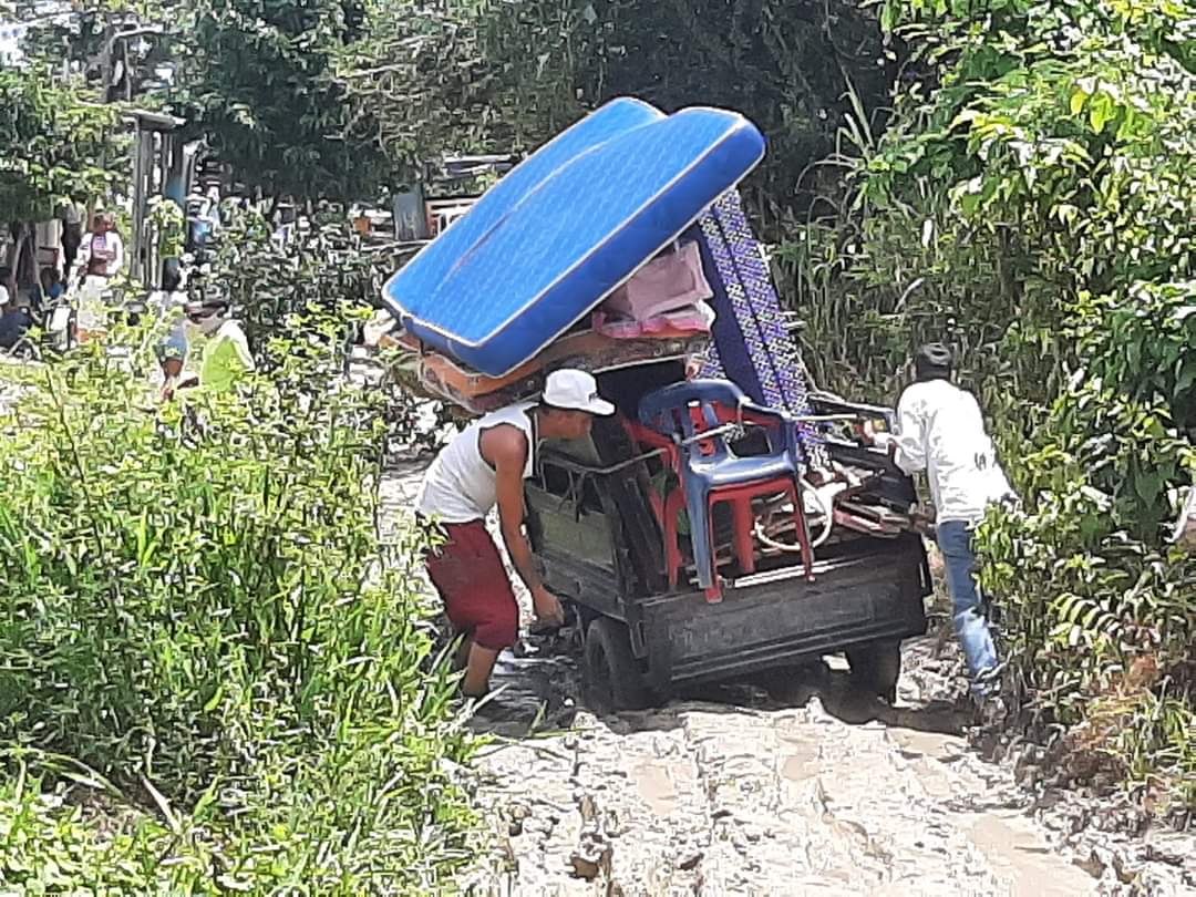 Las familias fueron desalojadas. 