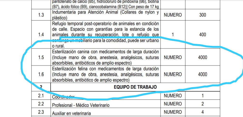 Fragmento de documento oficial con compromisos no cumplidos