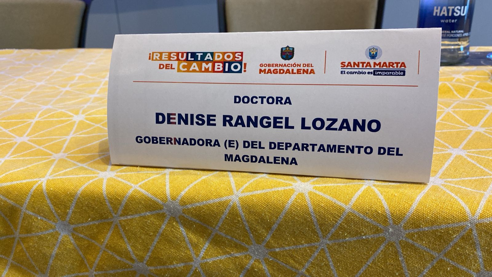 Denise Rangel será la Gobernadora encargada.