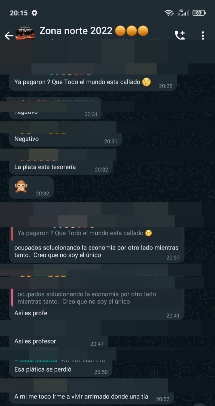 Trabajadores exponen su precaria situación.