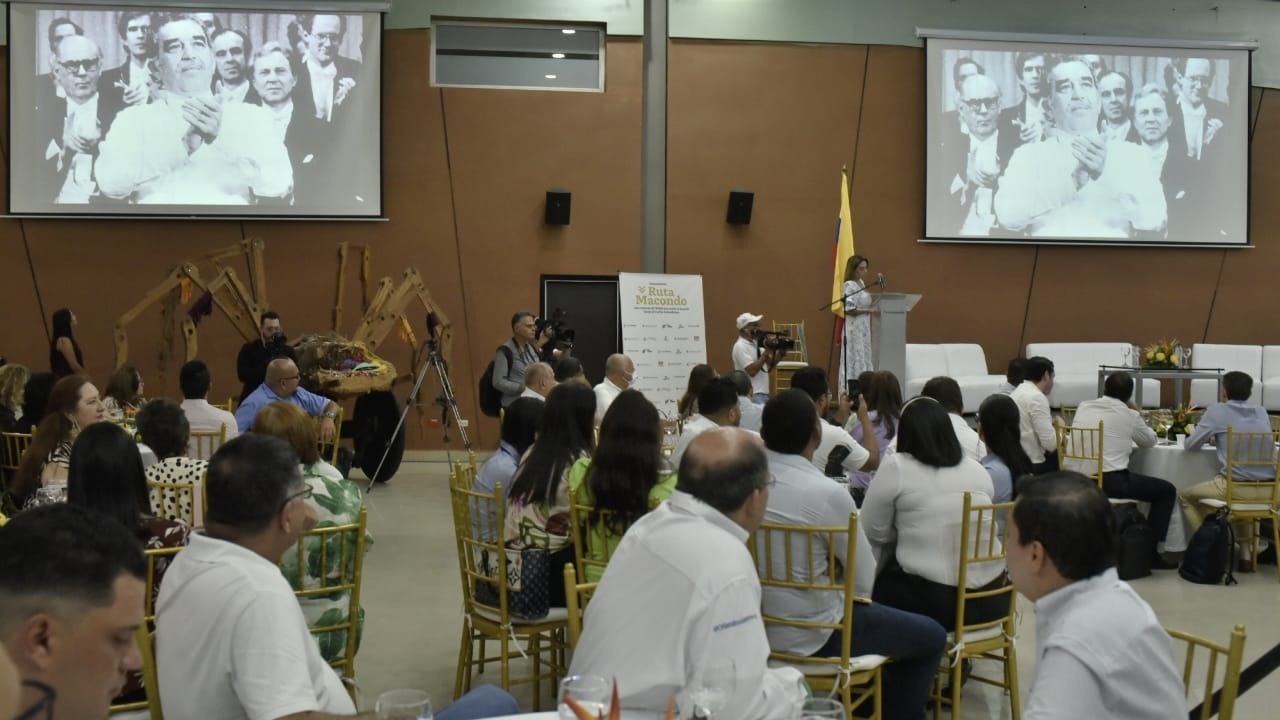 Presentación de la 'Ruta Macondo'.