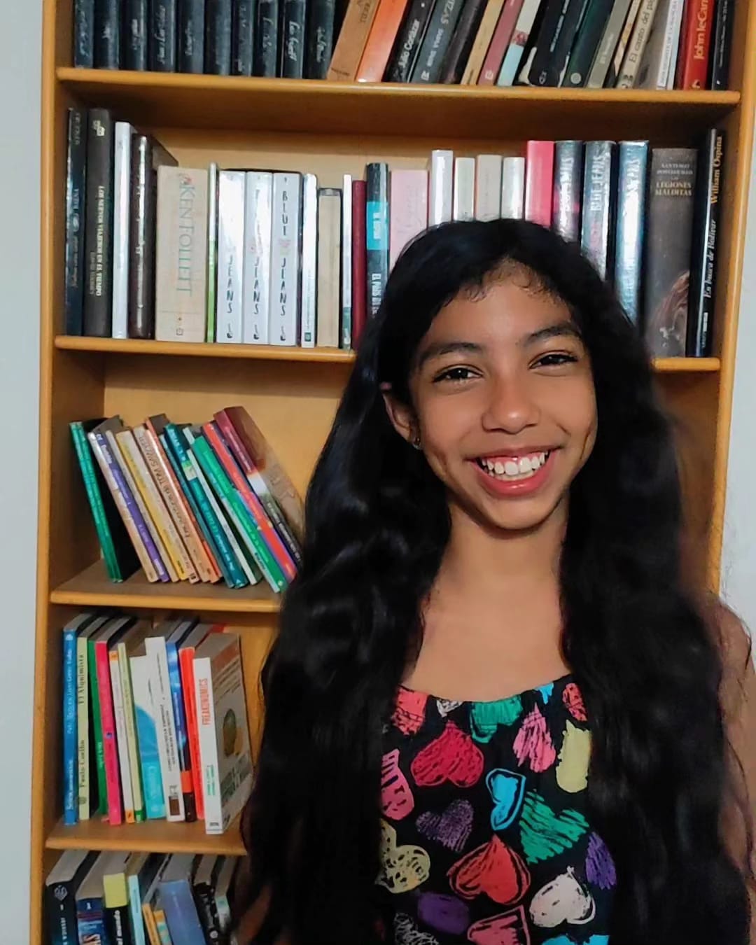 A sus 11 años, Mariana sigue comprometida con la difusión de la lectura.