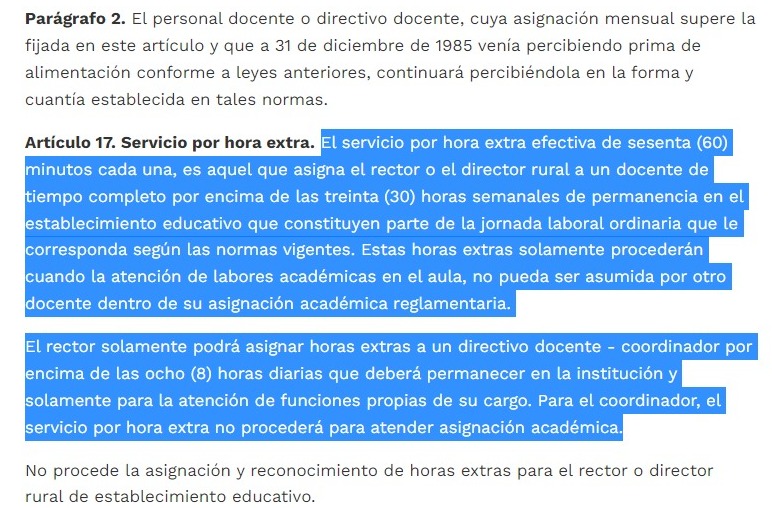 Normativa legal sobre la contratación de horas extras