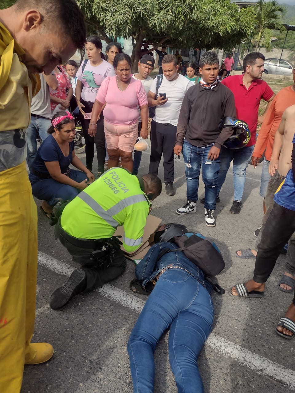 Hasta el momento se desconoce la identidad de la lesionada.