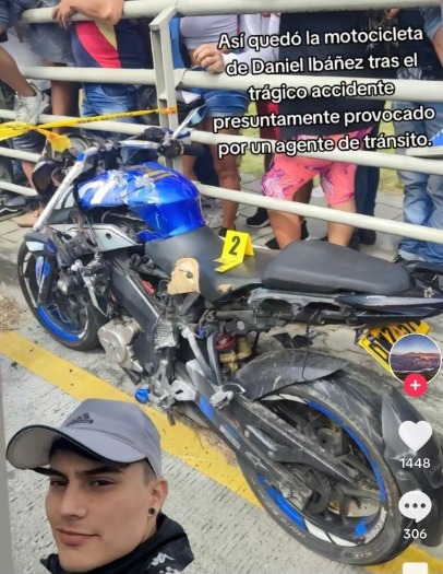 Daniel Ibáñez murió en un accidente de tránsito registrado en autopista de Bucaramanga. 