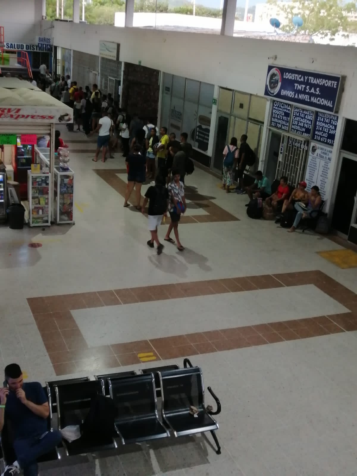 Terminal de Transporte Santa Marta.