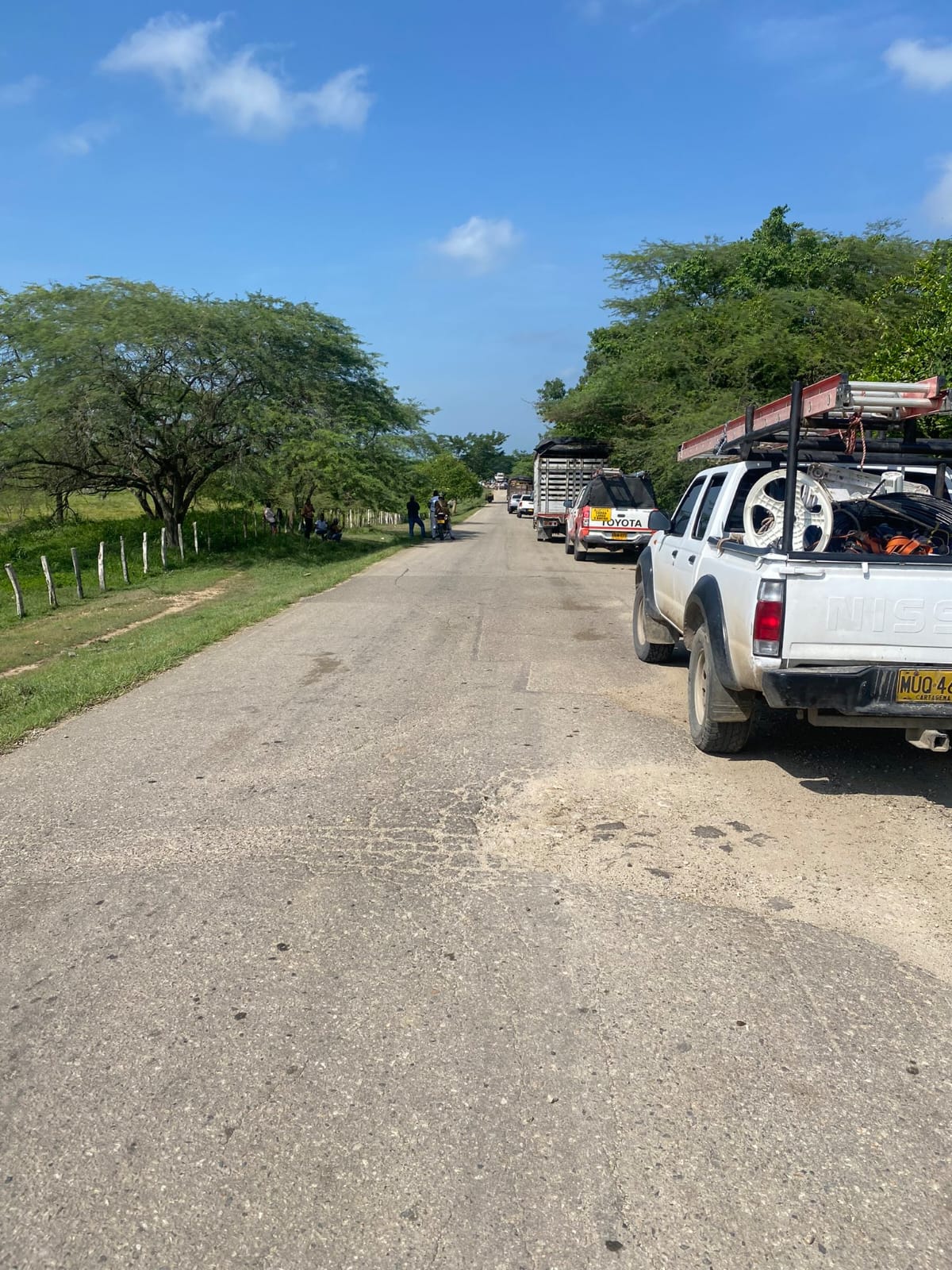 Trancones por bloqueos viales en Pivijay