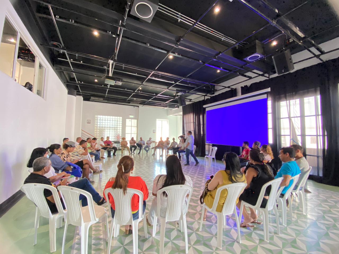 Encuentro de líderes y gestores con el secretario de Cultura