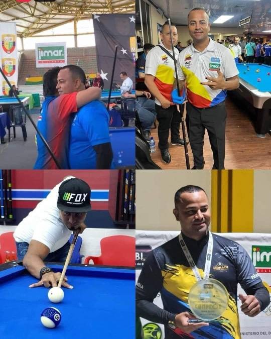 Jugador profesional del Billar Pool en Colombia