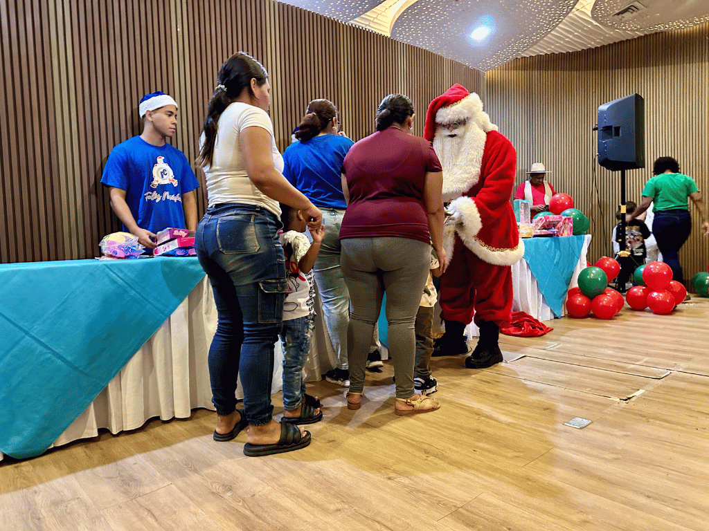 Entrega de regalos