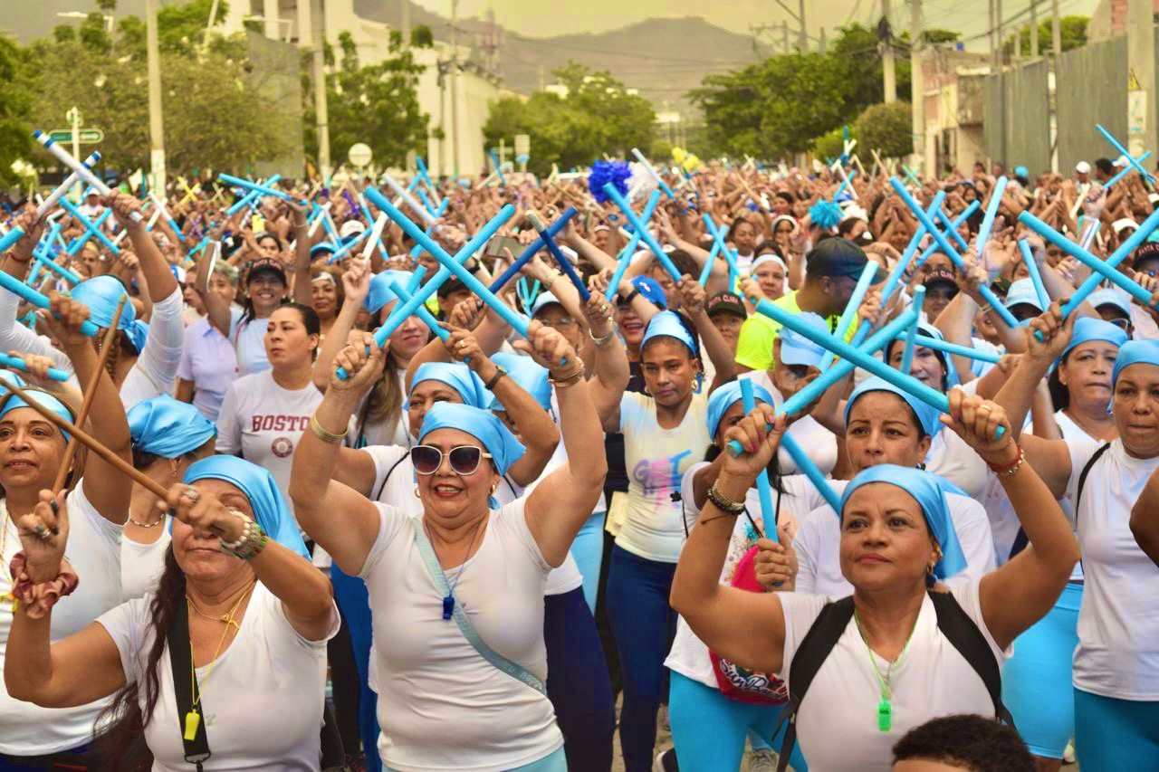 Asistentes de la ‘Rumba Matumbé’ en Pescaíto.