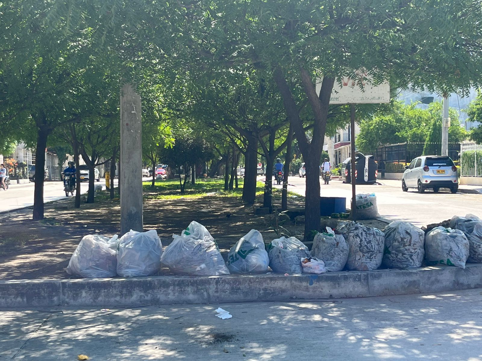 Acumulación de residuos