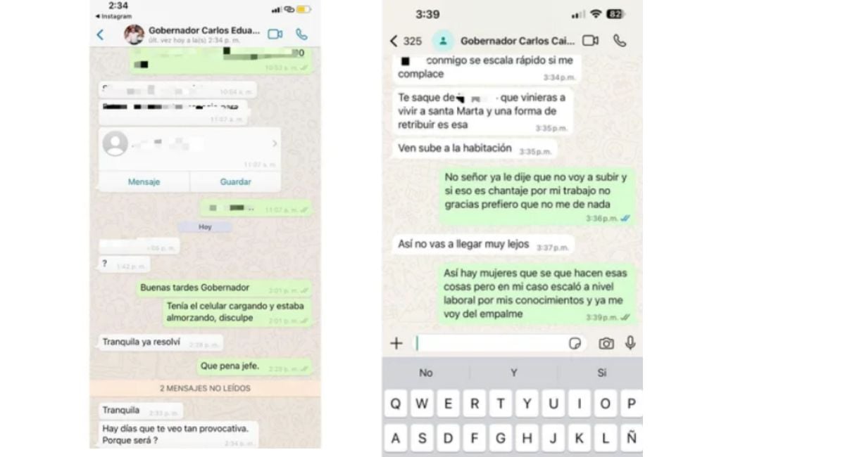 Chats revelados por la FM