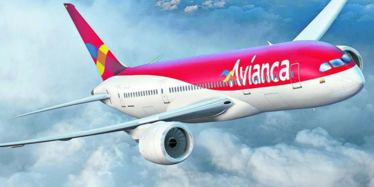 Avión de Avianca.