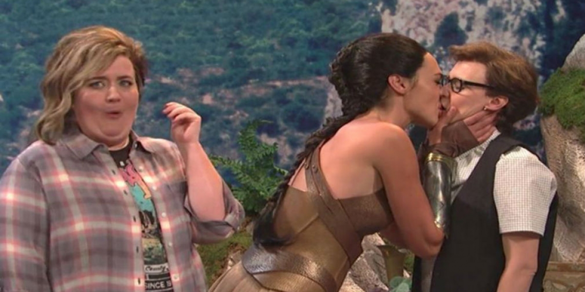 Beso de Gal Gadot