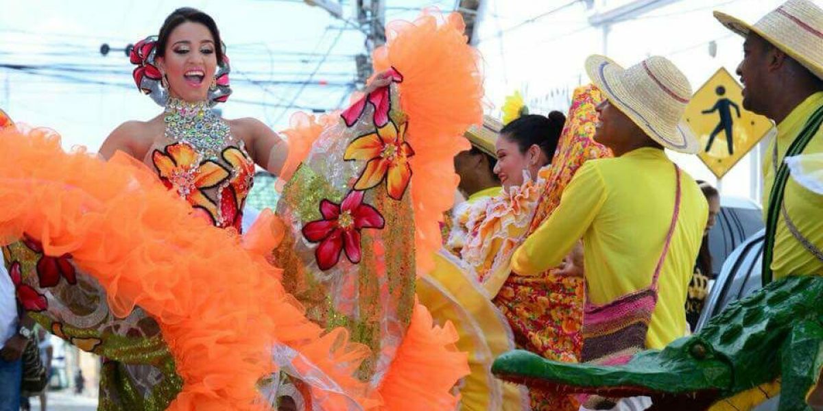 Angie Guiselle Granadillo Arias, soberana central al municipio de Ciénaga en el ‘Festival Nacional del Caimán Cienaguero y Carnaval 2018’.